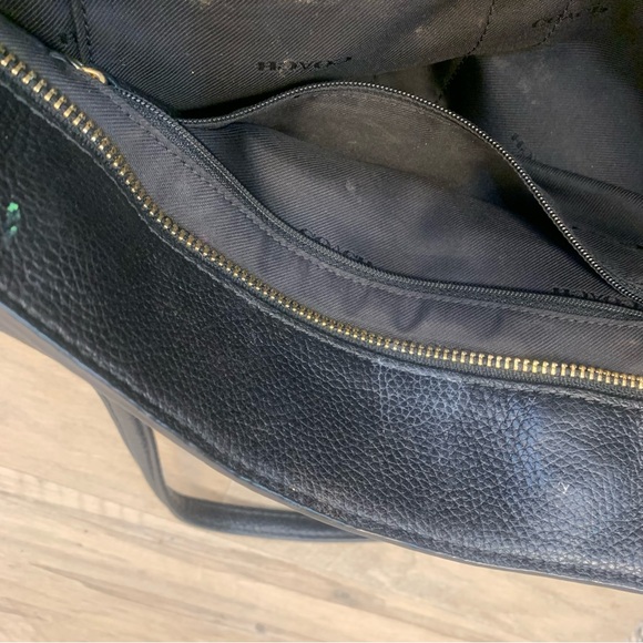 Coach Turnlock Leather Chain Tote Bag - Picture 12 of 16